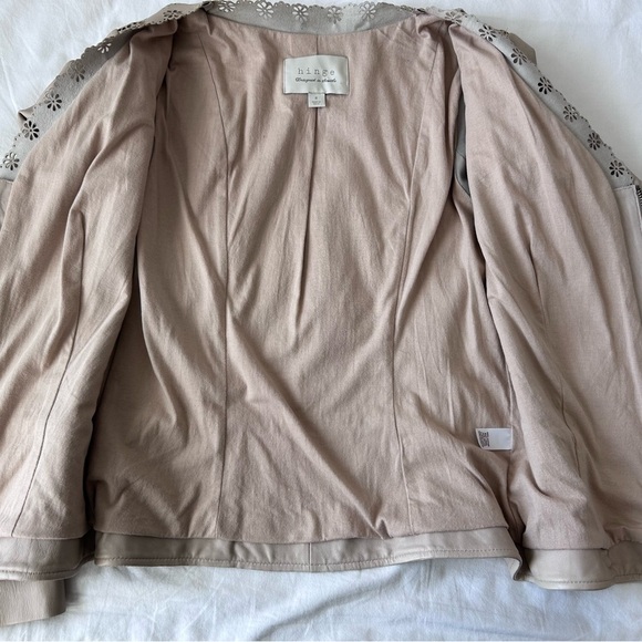 Hinge tan leather jacket - Picture 3 of 8